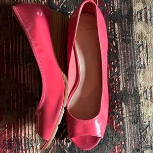 COLE HAAN AIR PALI PINK WEDGE SIZE 10